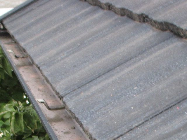 高砂市で劣化していた雨樋